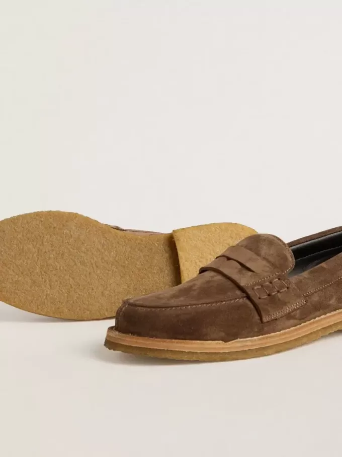Jerry loafers för herr i duvgrå mocka Jerry loafers för herr i duvgrå mocka