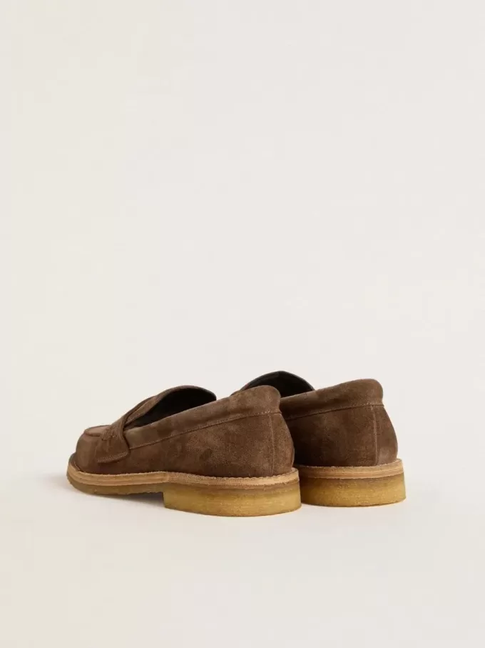 Jerry loafers för herr i duvgrå mocka Jerry loafers för herr i duvgrå mocka