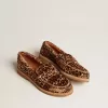 Jerry loafers för herr i ponnyhud med leopardmönster Jerry loafers för herr i ponnyhud med leopardmönster