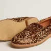 Jerry loafers för herr i ponnyhud med leopardmönster Jerry loafers för herr i ponnyhud med leopardmönster