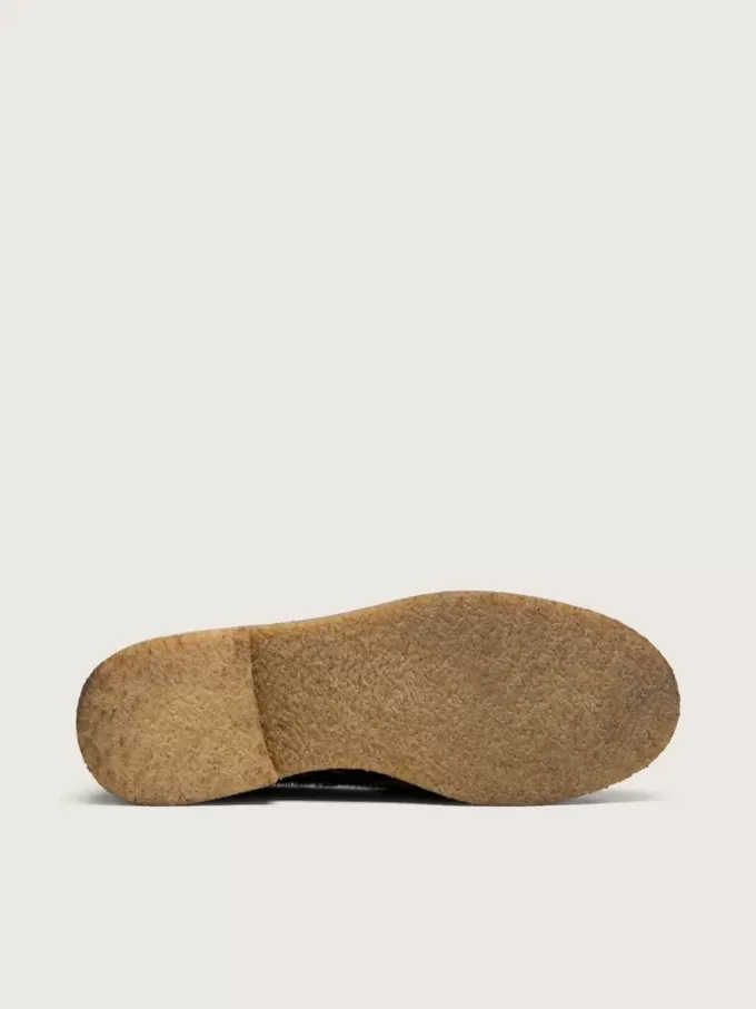 Jerry loafers för herr i ponnyhud med leopardmönster Jerry loafers för herr i ponnyhud med leopardmönster