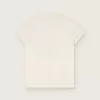 Journey T-shirt för flickor i vit bomullsjersey med digitalt tryck av maskoten och kristallapplikationer Journey T-shirt för flickor i vit bomullsjersey med digitalt tryck av maskoten och kristallapplikationer