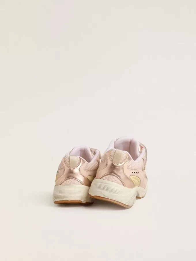 Junior Lightstar i rosa läder och mesh med rosa läderstjärna Junior Lightstar i rosa läder och mesh med rosa läderstjärna