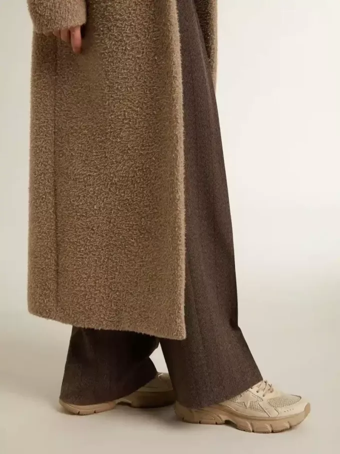 Lightstar för damer i duvgrått läder och mesh med beige TPU-stjärna Lightstar för damer i duvgrått läder och mesh med beige TPU-stjärna