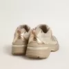 Lightstar för herr i duvgrått läder och mesh med beige TPU-stjärna Lightstar för herr i duvgrått läder och mesh med beige TPU-stjärna