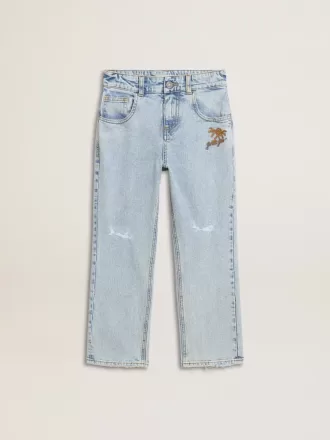Ljusa jeans för pojkar
