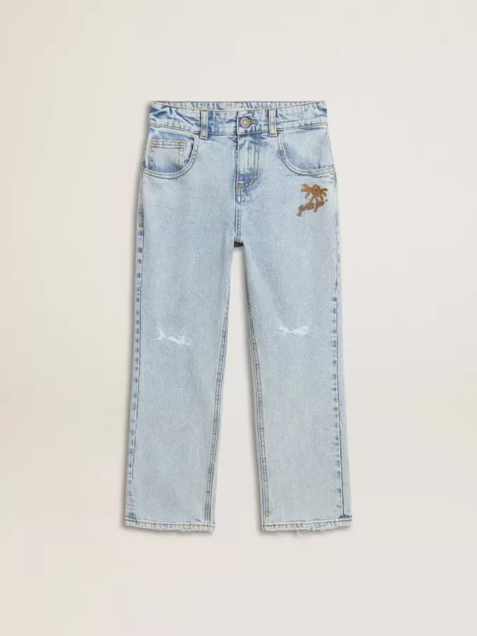 Ljusa jeans för pojkar Ljusa jeans för pojkar