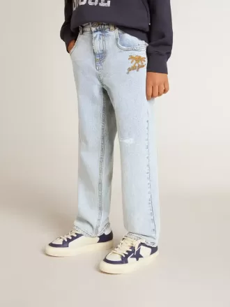 Ljusa jeans för pojkar