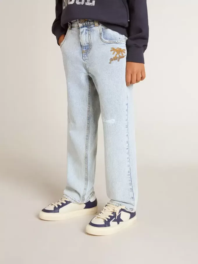 Ljusa jeans för pojkar Ljusa jeans för pojkar