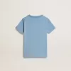 Ljusblå T-shirt med tryck för pojkar Ljusblå T-shirt med tryck för pojkar
