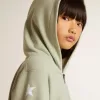Ljusgrön sweatshirt med dragkedja Ljusgrön sweatshirt med dragkedja