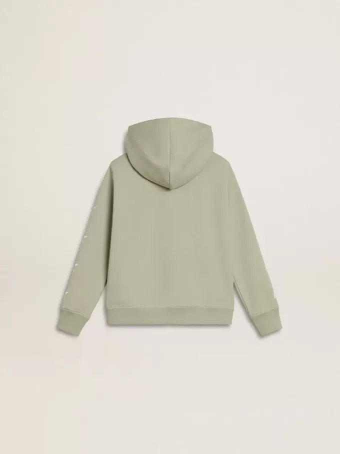 Ljusgrön sweatshirt med dragkedja Ljusgrön sweatshirt med dragkedja