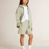 Ljusgröna shorts med vit stjärna