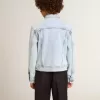 Lätt denimjacka med broderi Lätt denimjacka med broderi
