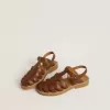 Maxime Junior sandaler i brunt läder