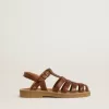 Maxime Young sandaler i brunt läder