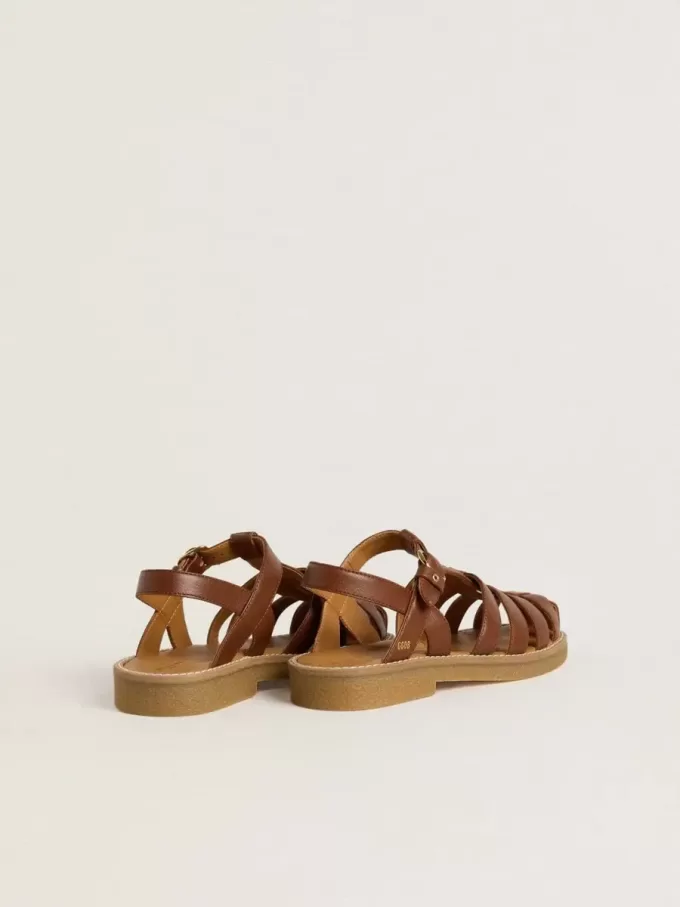 Maxime Young sandaler i brunt läder
