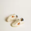 May Teen i nubuck med orange stjärna och blå hälflik