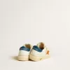 May Teen i nubuck med orange stjärna och blå hälflik