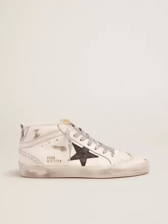 Mid Star för damer med laminerad hälflik och glitterknytband