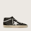 Mid Star LTD i svart denim med insatser i mocka och Swarovski-kristaller