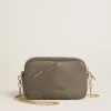 Mini Star Bag i salviagrönt läder med ton-i-ton-stjärna Mini Star Bag i salviagrönt läder med ton-i-ton-stjärna