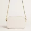 Mini Star Bag i smörvitt läder med ton-i-ton-stjärna Mini Star Bag i smörvitt läder med ton-i-ton-stjärna