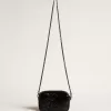 Mini Star Bag i svart läder med Swarovski-kristallstjärna