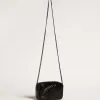 Mini Star Bag i svart läder med Swarovski-kristallstjärna