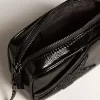 Mini Star Bag i svart läder med Swarovski-kristallstjärna