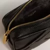 Mini Star Bag i svart läder med ton-i-ton-stjärna