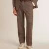 Mjuk houndstooth-byxa för herr Mjuk houndstooth-byxa för herr