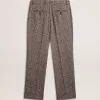 Mjuk houndstooth-byxa för herr Mjuk houndstooth-byxa för herr