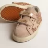 Old School Young i persikorosa glitter med rosa mockastjärna Old School Young i persikorosa glitter med rosa mockastjärna