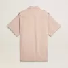 Oversized denimskjorta för damer i rosa färg Oversized denimskjorta för damer i rosa färg