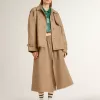 Oversized trenchcoat för dam med kristaller