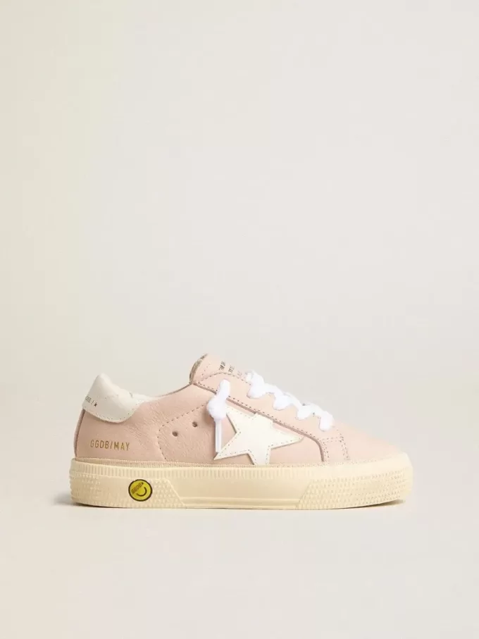 Pink May Teen med vit läderstjärna Pink May Teen med vit läderstjärna