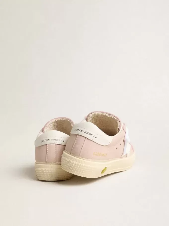 Pink May Teen med vit läderstjärna Pink May Teen med vit läderstjärna