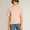 Puderrosa T-shirt med omvänd logotyp på baksidan – Jersey Capsule Puderrosa T-shirt med omvänd logotyp på baksidan – Jersey Capsule