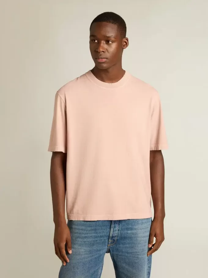 Puderrosa T-shirt med omvänd logotyp på baksidan – Jersey Capsule Puderrosa T-shirt med omvänd logotyp på baksidan – Jersey Capsule