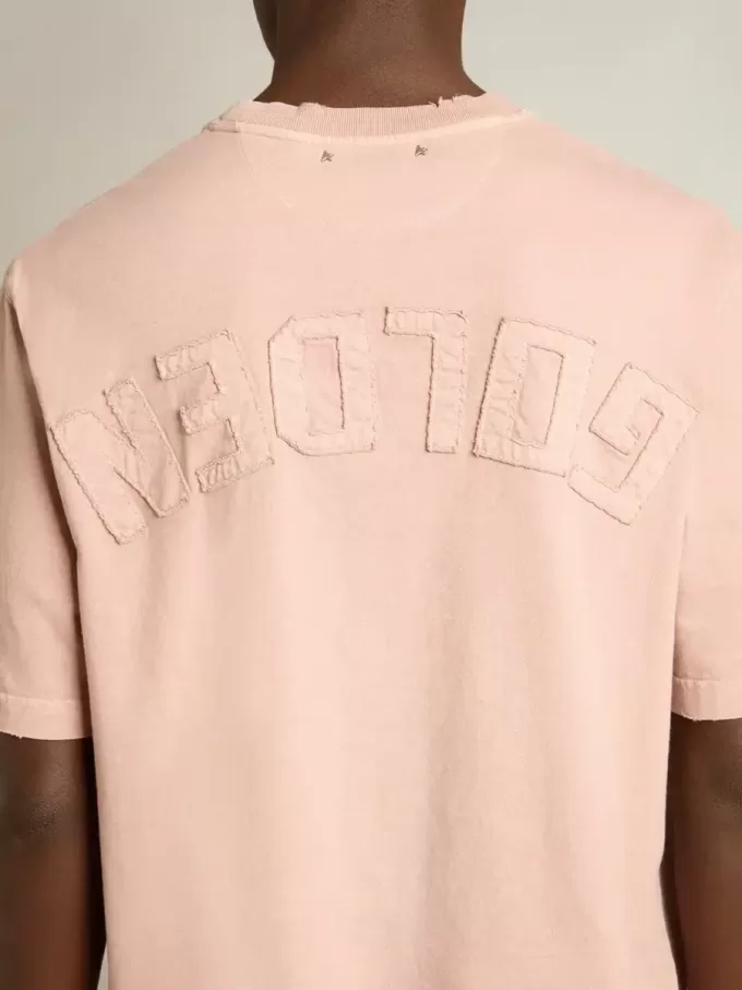 Puderrosa T-shirt med omvänd logotyp på baksidan – Jersey Capsule Puderrosa T-shirt med omvänd logotyp på baksidan – Jersey Capsule