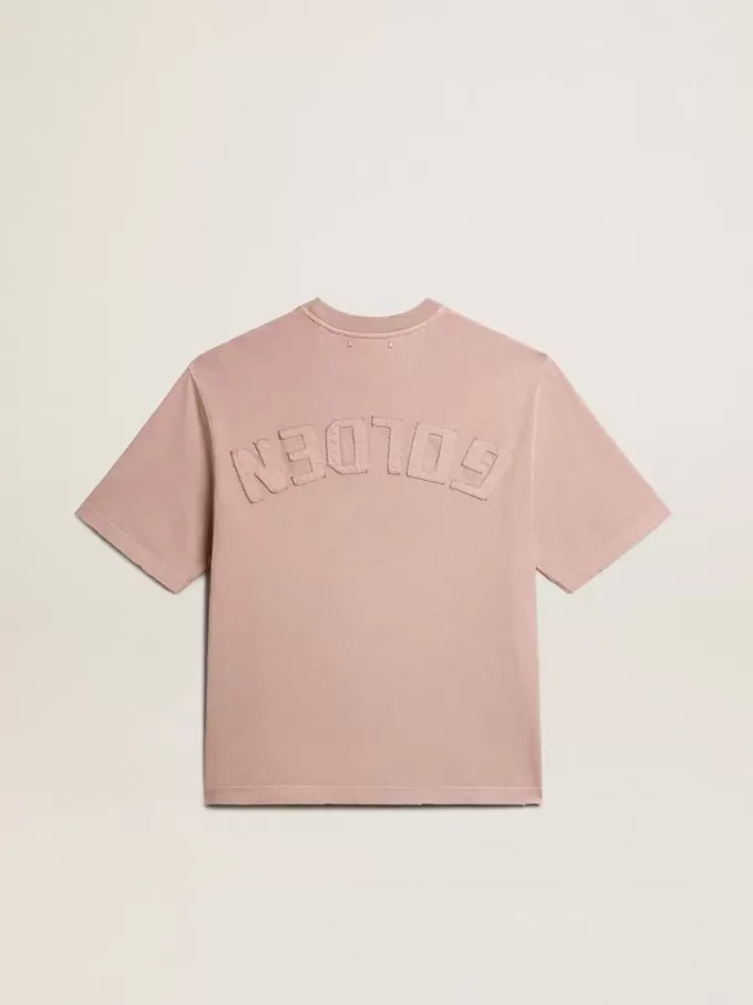 Puderrosa T-shirt med omvänd logotyp på baksidan – Jersey Capsule Puderrosa T-shirt med omvänd logotyp på baksidan – Jersey Capsule