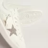 Purestar för damer i vitt läder med silverfärgad Swarovski-kristallstjärna Purestar för damer i vitt läder med silverfärgad Swarovski-kristallstjärna
