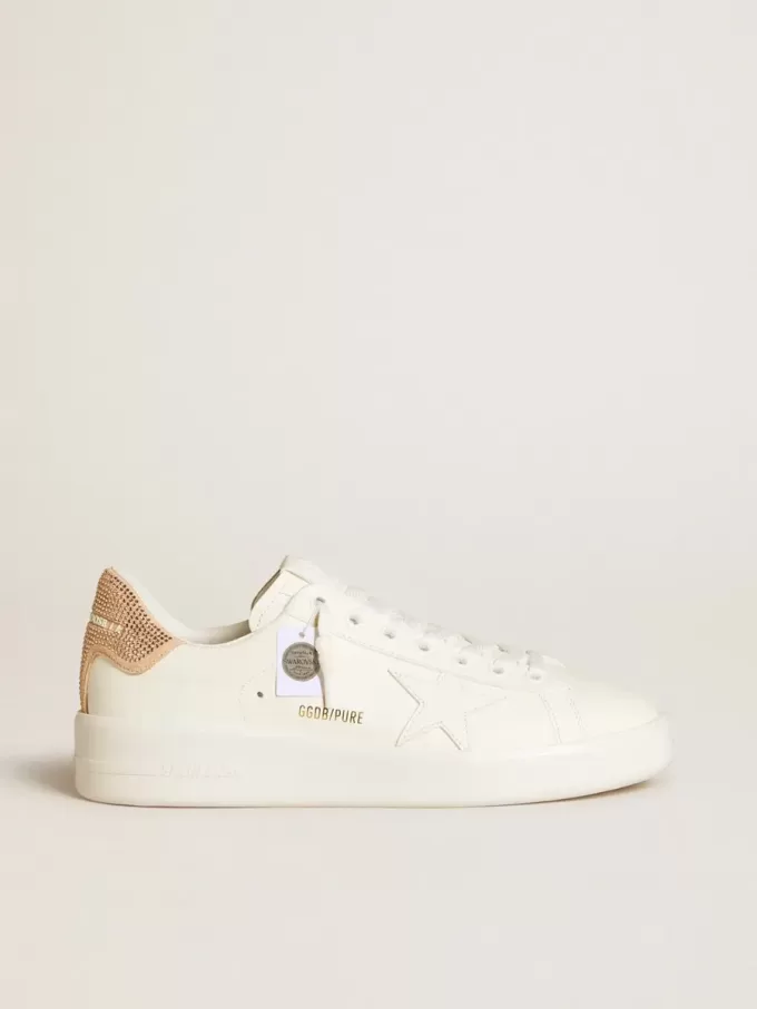 Purestar med läderstjärna och mockahälflik med Swarovski-kristaller Purestar med läderstjärna och mockahälflik med Swarovski-kristaller