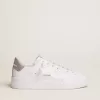 Purestar sneakers för damer med glittrande silverfärgad hälflik Purestar sneakers för damer med glittrande silverfärgad hälflik