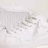 Purestar sneakers för damer med glittrande silverfärgad hälflik Purestar sneakers för damer med glittrande silverfärgad hälflik
