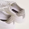 Purestar sneakers för damer med glittrande silverfärgad hälflik Purestar sneakers för damer med glittrande silverfärgad hälflik