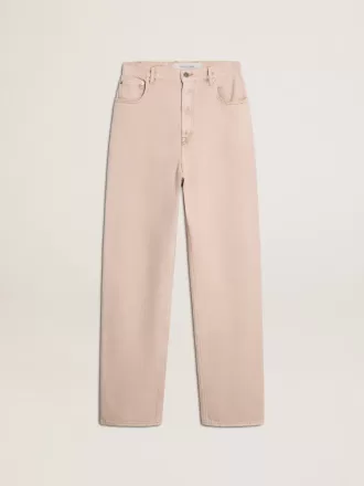 Rosa jeans för damer