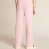 Rosa joggingbyxor med glitterstjärna på framsidan