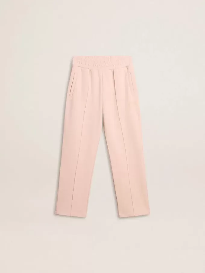 Rosa joggingbyxor med tryck för flickor Rosa joggingbyxor med tryck för flickor